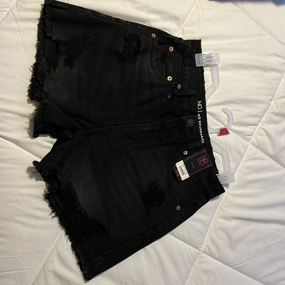 Beautiful black  ripped style shorts!